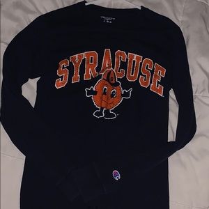 champion syracuse college long sleeve